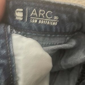 G-Star Arc 3D low boyfriend jeans size 28